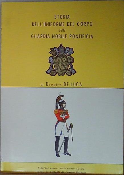 storia dell'uniforme del corpo della guardia nobile pontificia