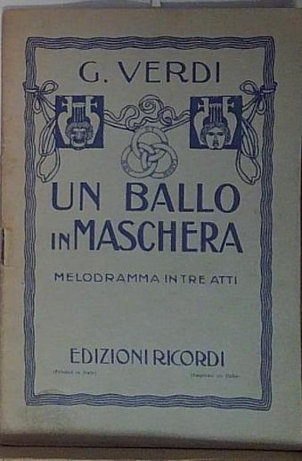un ballo in maschera