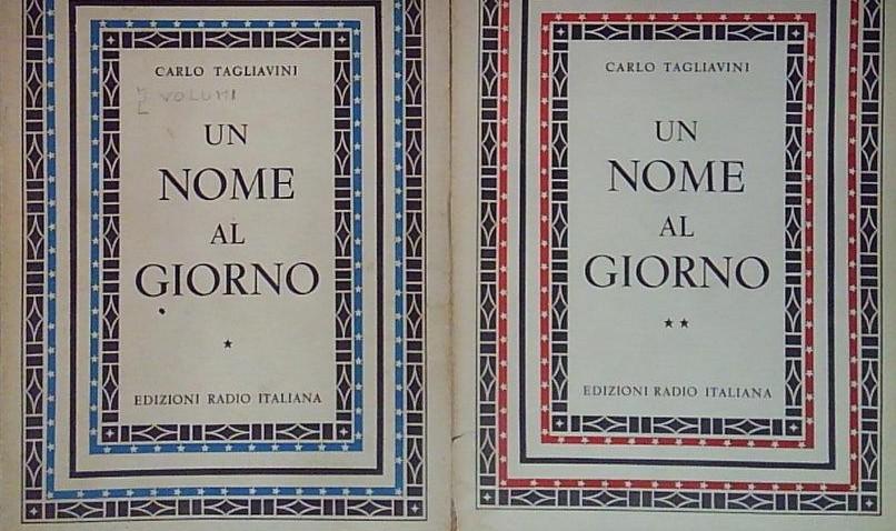 un nome al giorno 2 volumi