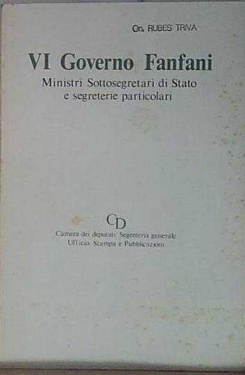 VI governo fanfani
