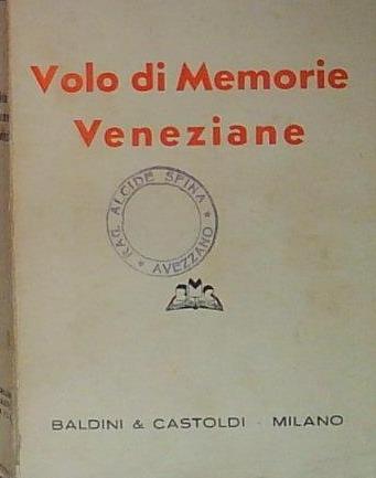 volo di memorie veneziane