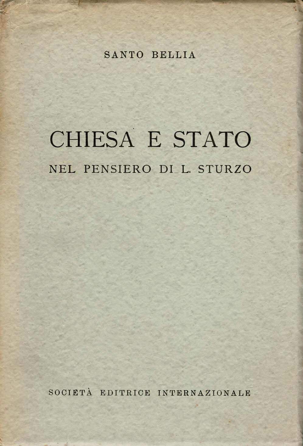 Chiesa e Stato nel pensiero di L. Sturzo Con presentazione …