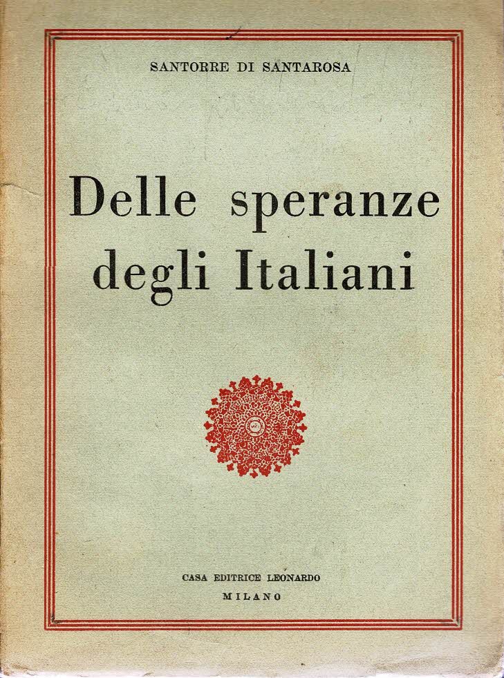 Delle speranze degli italiani (1816-1821)