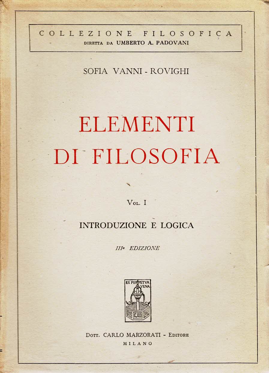 Elementi di filosofia 1 Introduzione e logica