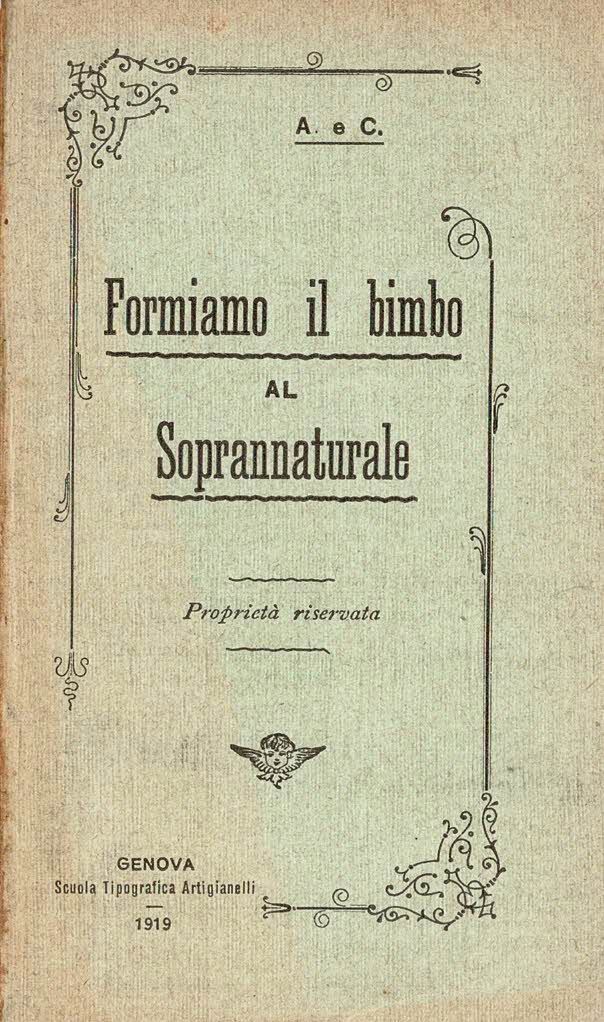 Formiamo il bimbo al soprannaturale