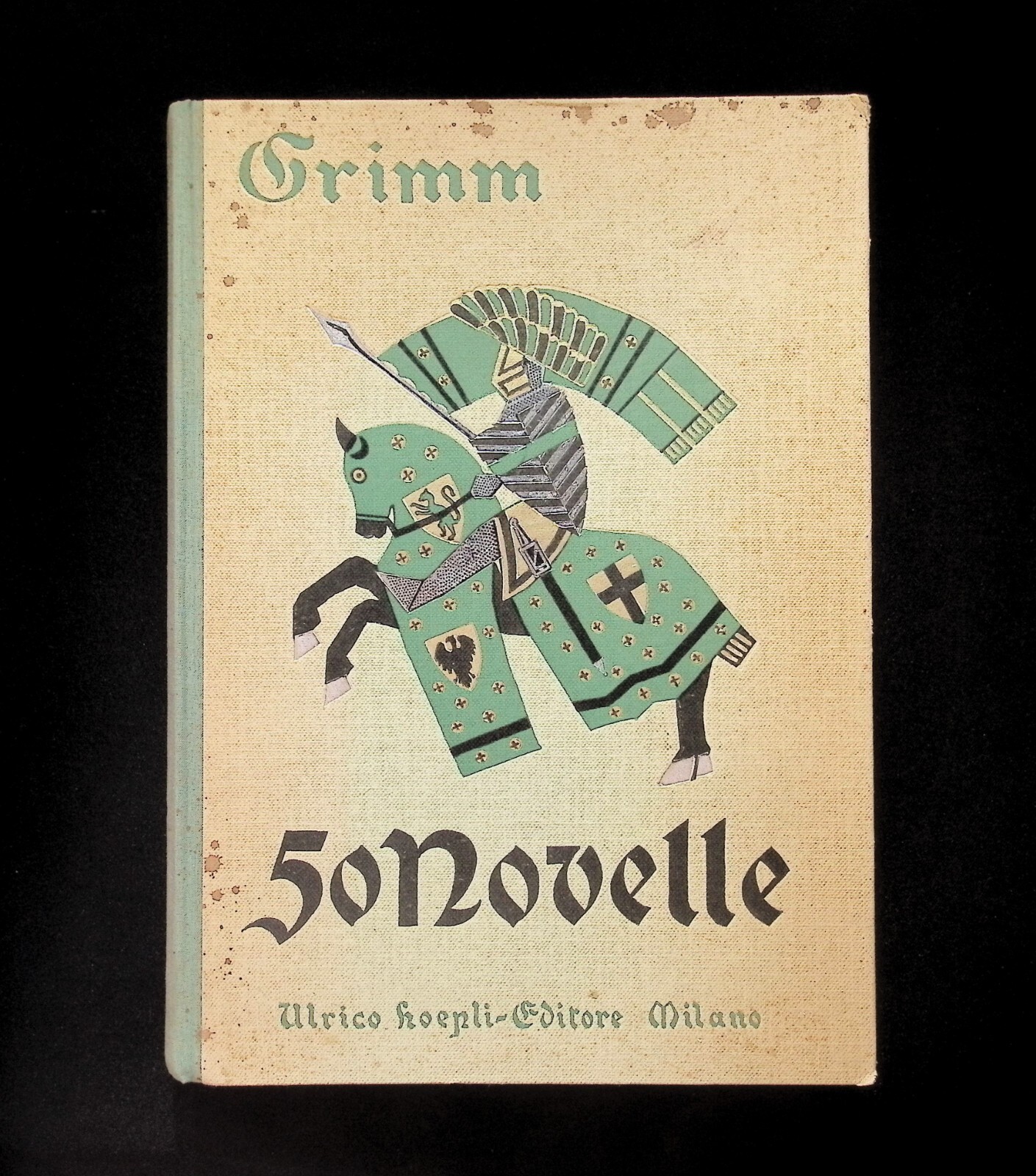50 Novelle Grimm - Libro del 1944 Ulrico Hoepli Tavole …