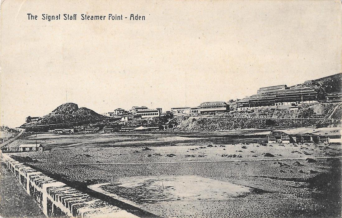 Aden. The Signal Staff Steamer Point. Non viaggiata