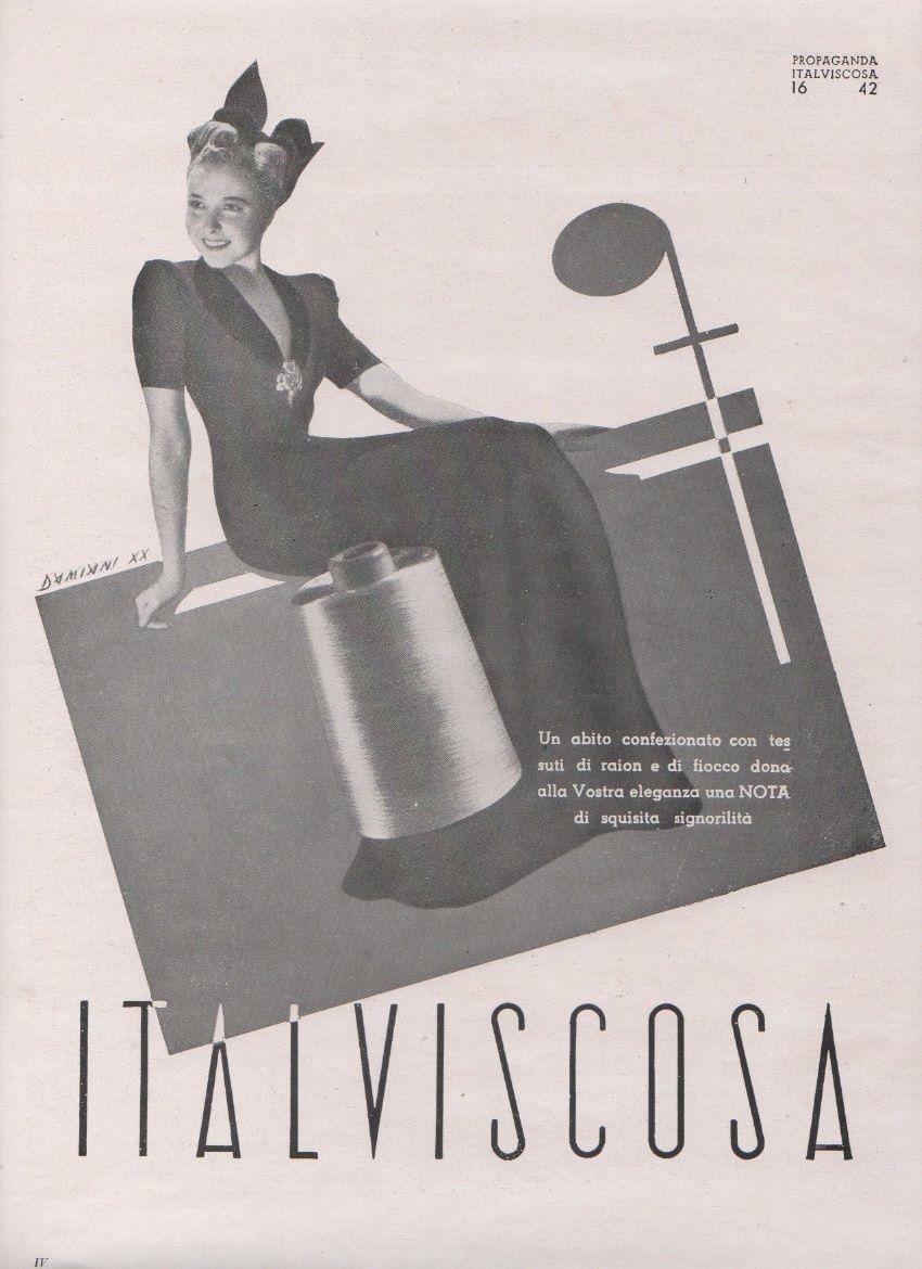 Advertising - Italviscosa - Pubblicità 1944