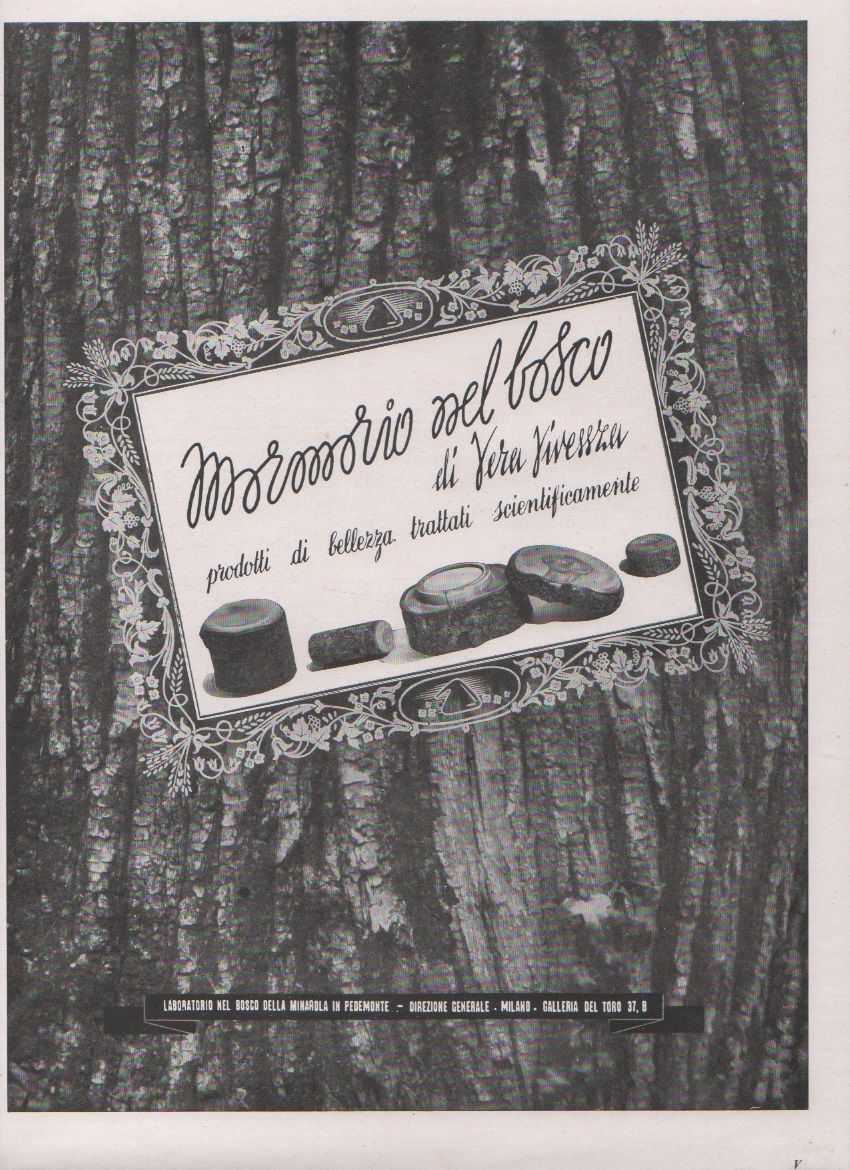 Advertising - Mormorio nel bosco. Profumo - Pubblicità 1944