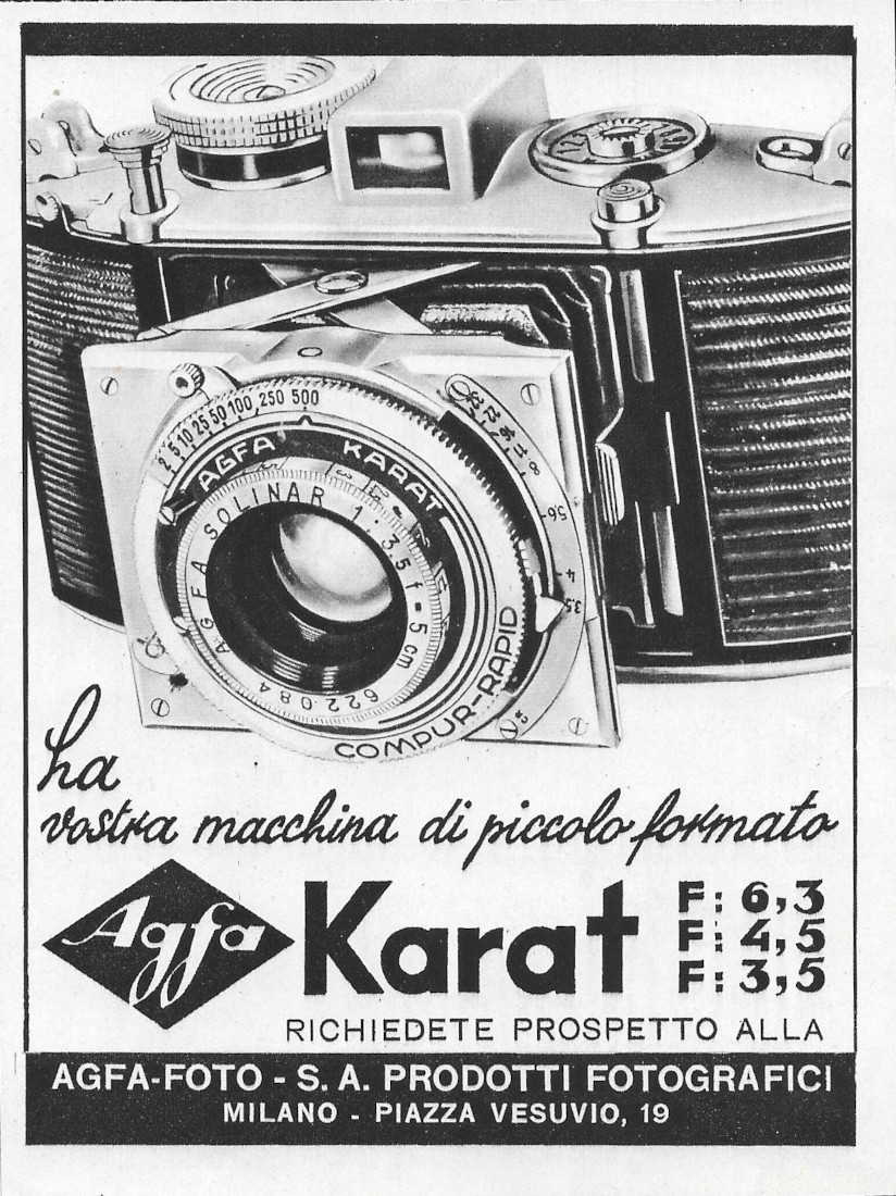 Agfa Karat - Advertising 1939