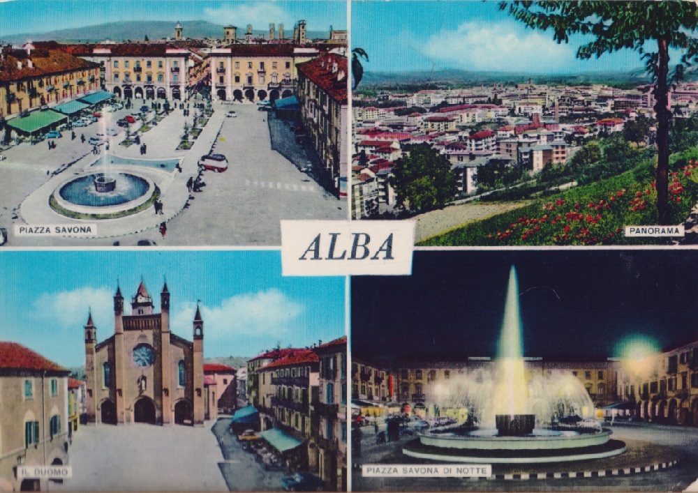 Alba (CN). Vedute. Viaggiata