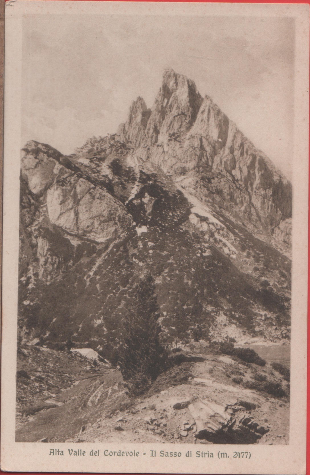 Alta Valle del Cordevole. Il Sasso di Stria. Non viaggiata