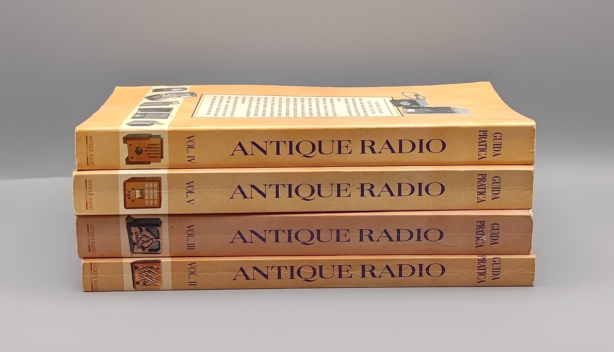 Antique radio Guida Pratica - Volumi dal 2 al 5