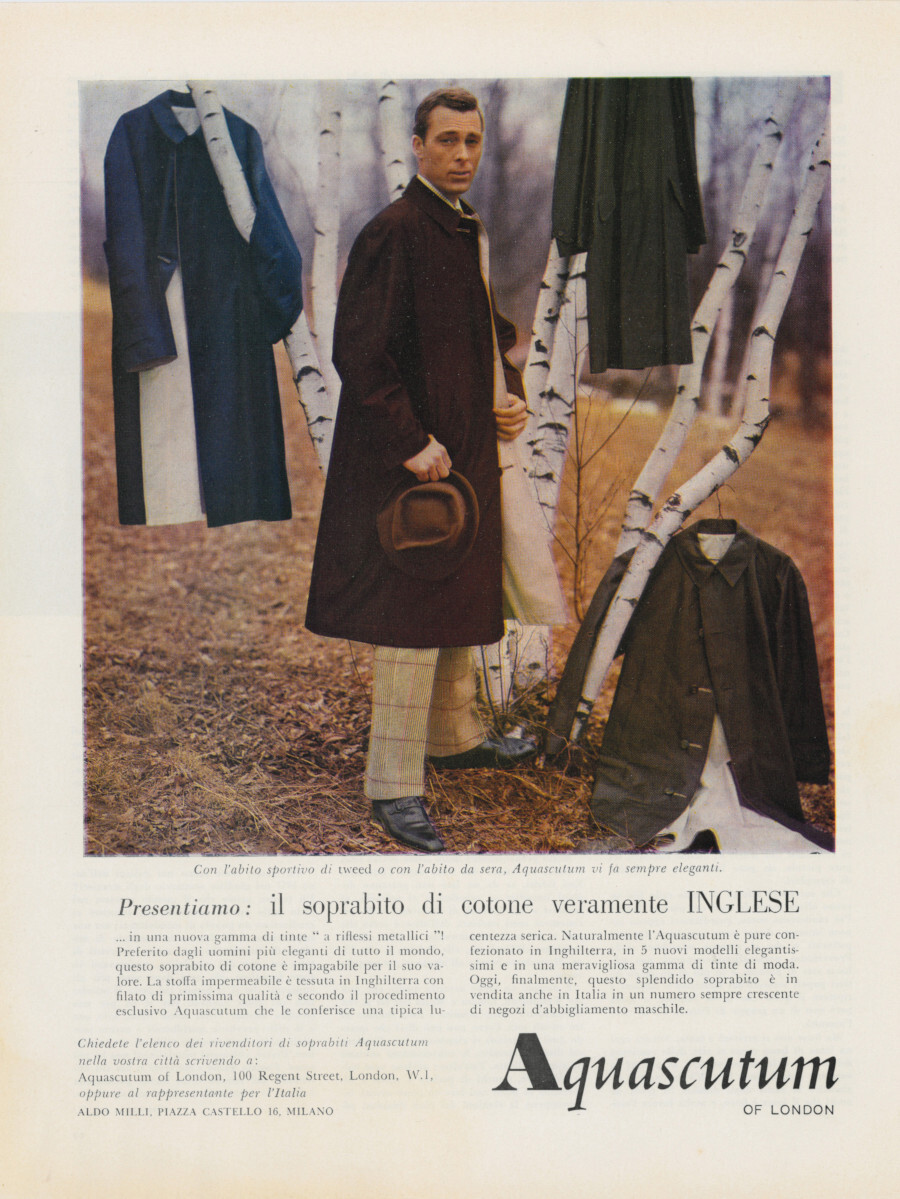 Aquascuntum. Advertising 1957