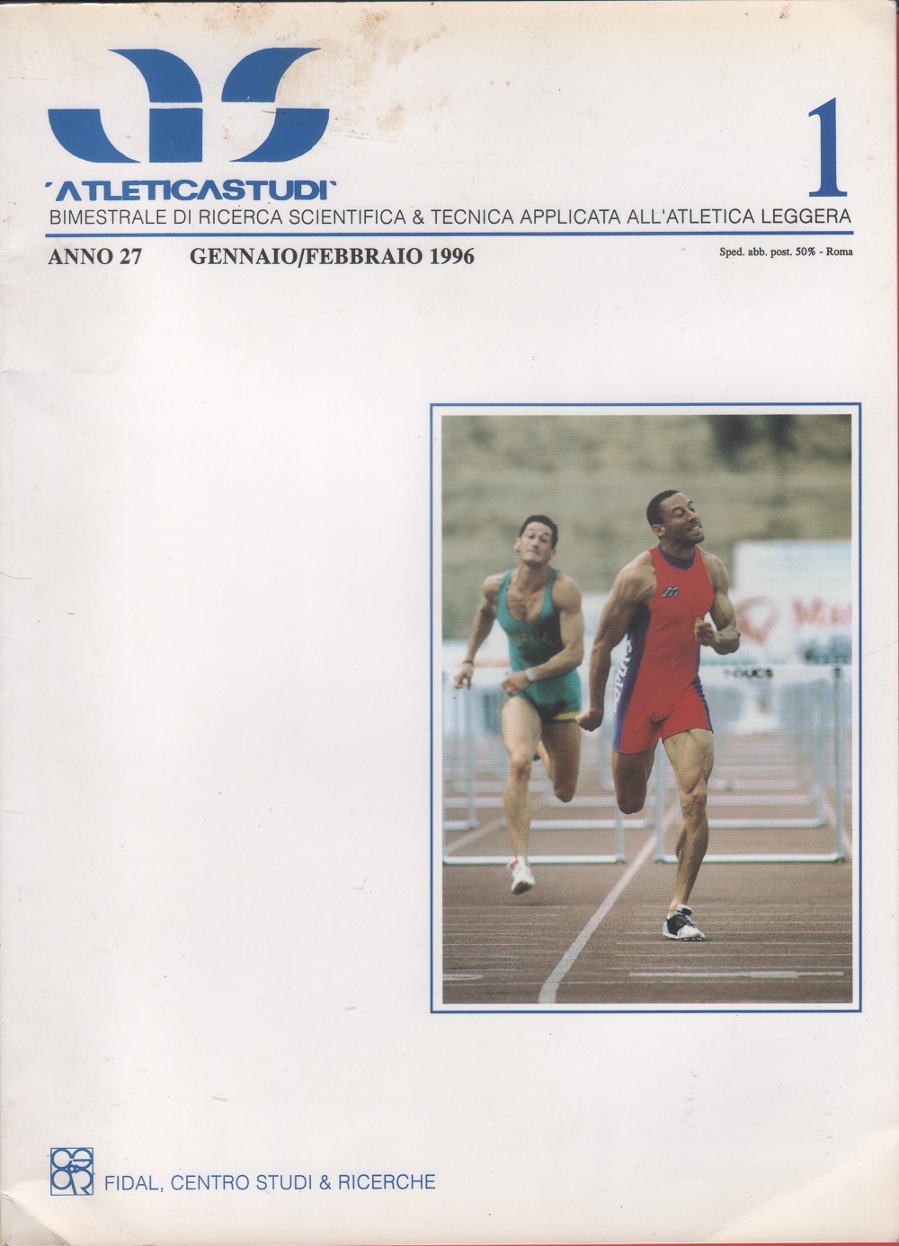 AS. Atletica studi. Anno XXVII n. 1, 1996
