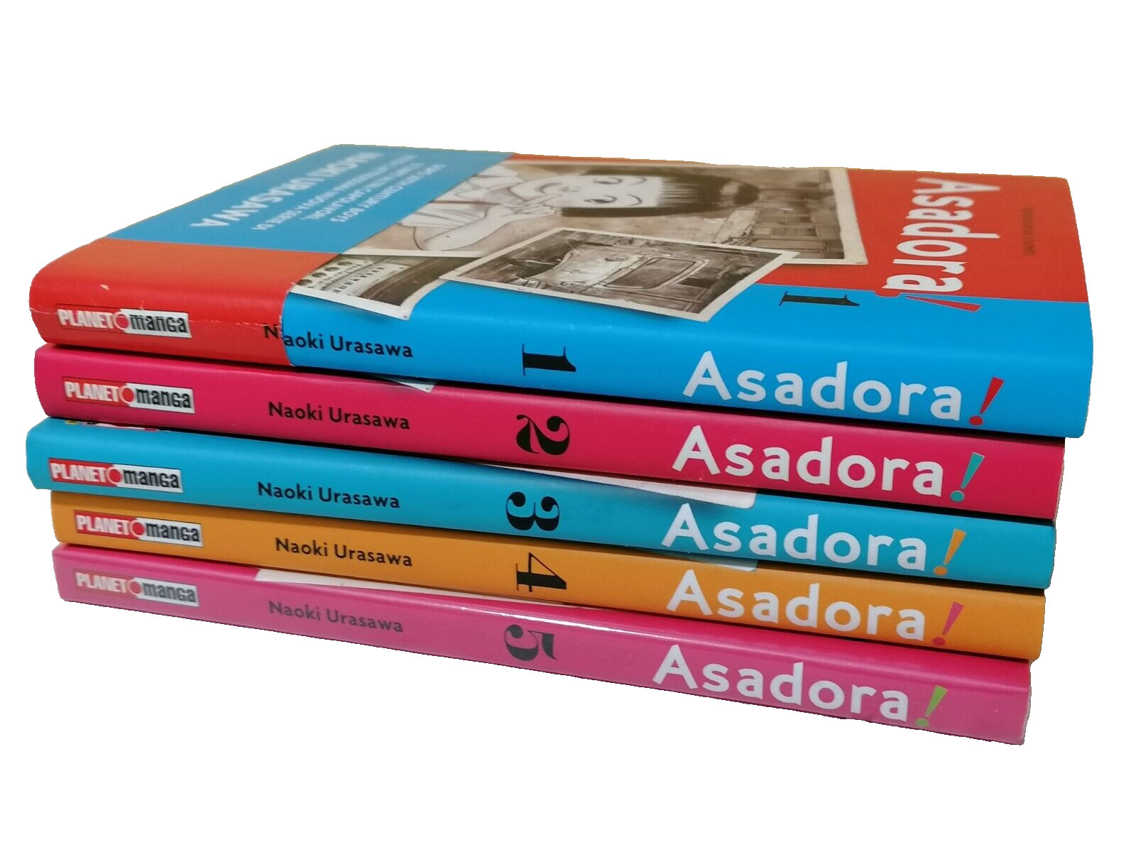 Asadora! Manga Serie 1/5 Naoki Urasawa Planet Manga Nuovo Fascetta …