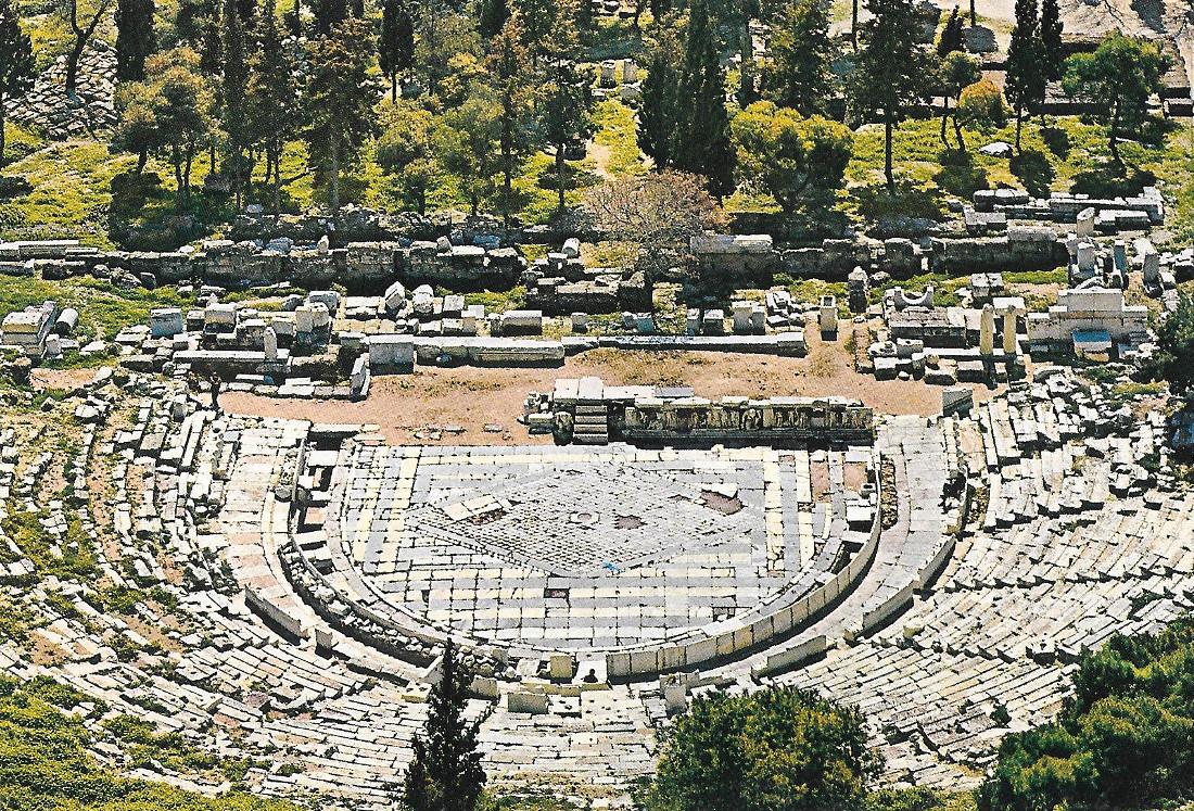 Atene. Teatro di Dioniso. Non viaggiata