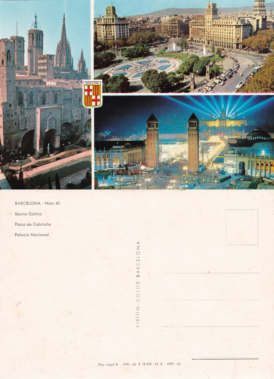 Barcelona. Vedute - Non viaggiata