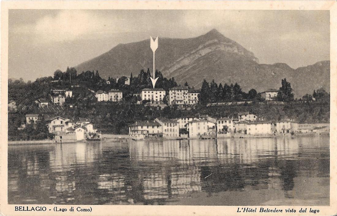 Bellagio. Lago di Como. L'Hotel Belvedere, vista lago. Non viaggiata, …