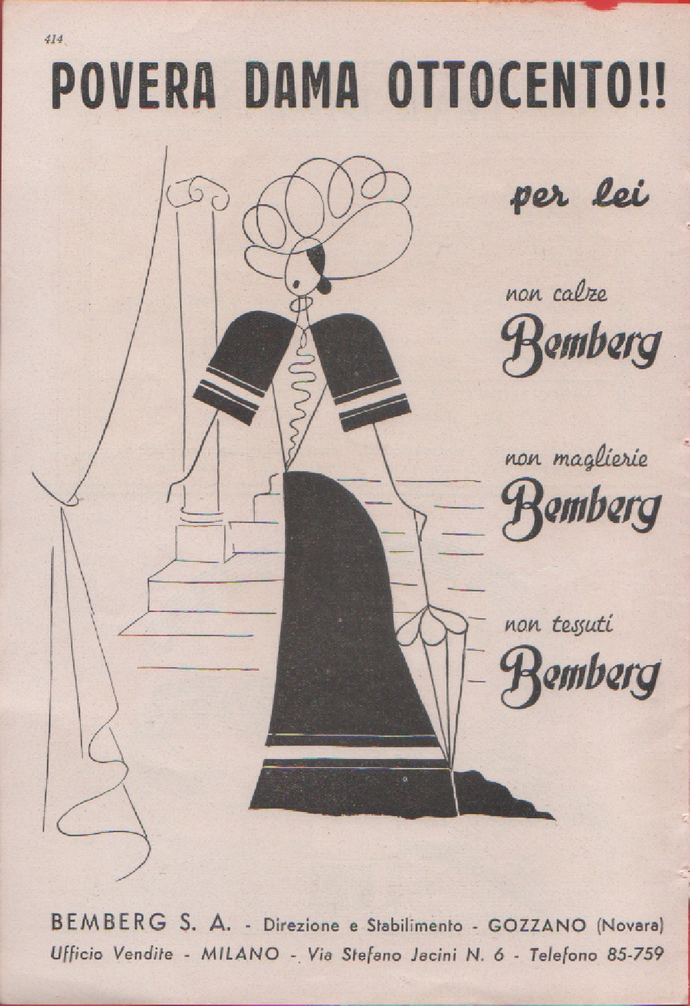 Bemberg. Advertising 1937