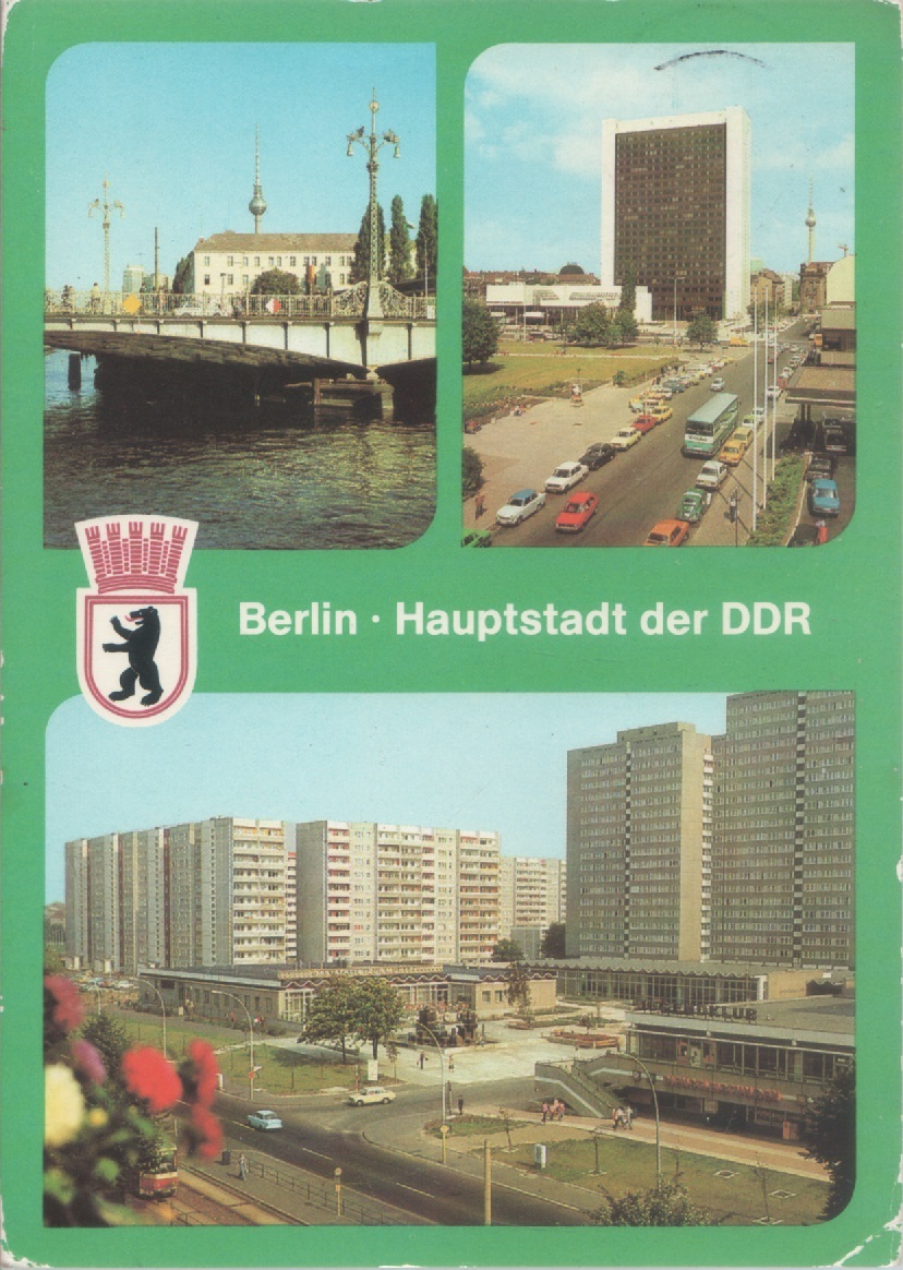 Berlino (DDR). Viaggiata 1982