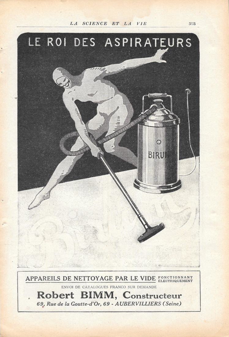 Birun le roi des aspirateurs. Robert Bimm Const.ur - Advertising …