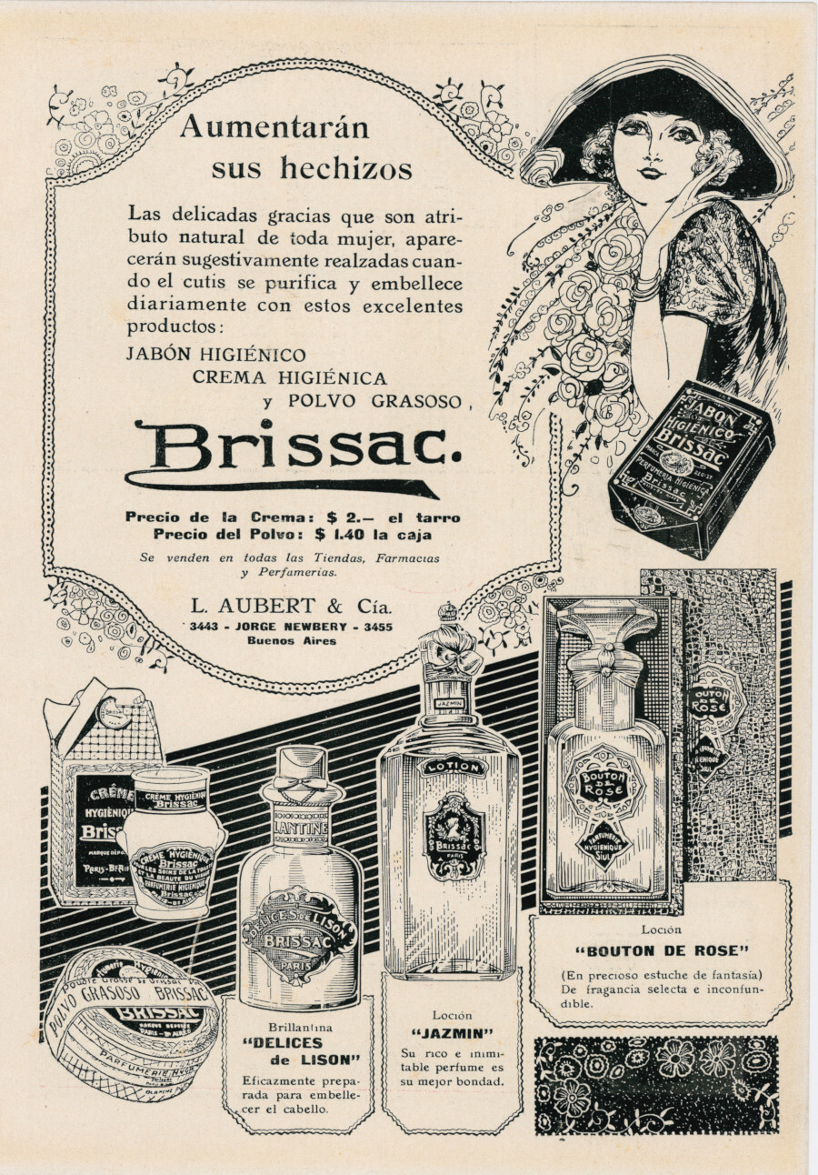 Brissac. Aumenteran sus hechions / Vinos Tirasso. Advertising 1922