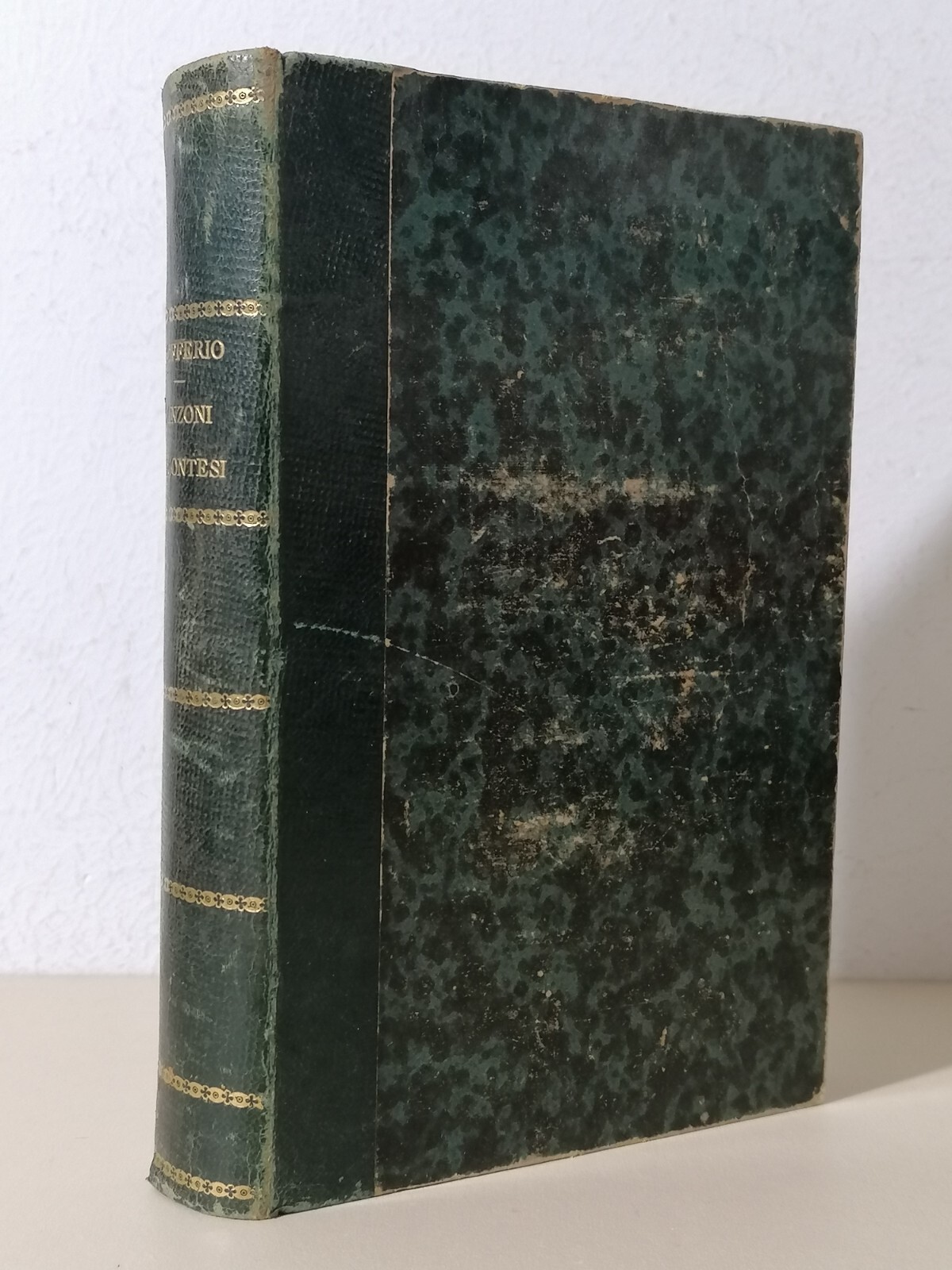 Brofferio Canzoni Piemontesi Libro Antico 1881 Casanova 7^ Edizione Dialetto
