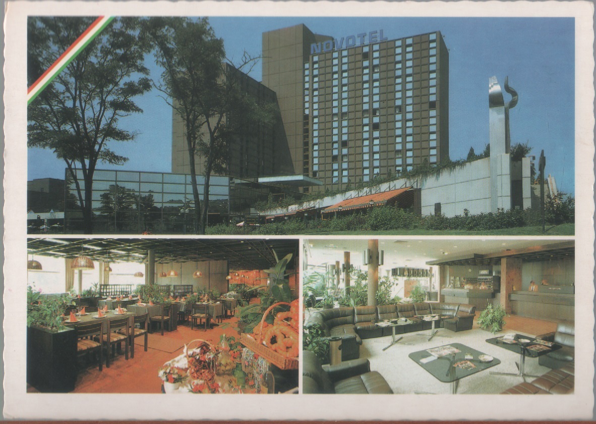 Budapest. Novotel Centrum . Viaggiata 1989