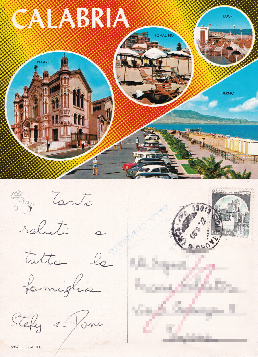 Calabria - Viaggiata 1990