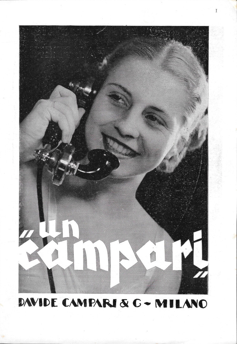 Campari / Pirelli Stella Bianca - Advertising 1939