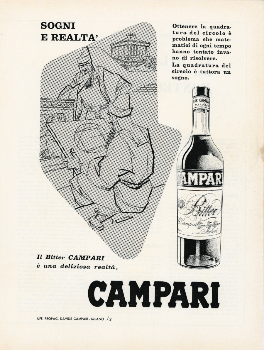 Campari. Sogni e realtà. Advertising 1962