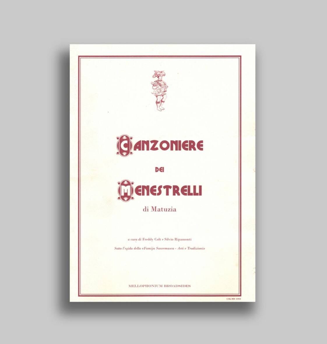 Canzoniere dei menestrelli di Matuzia