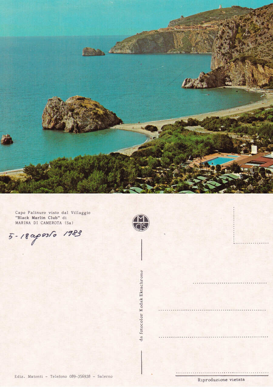 Capo Palunuro (SA) dal Villaggio Black Marlin Club, Marina di …
