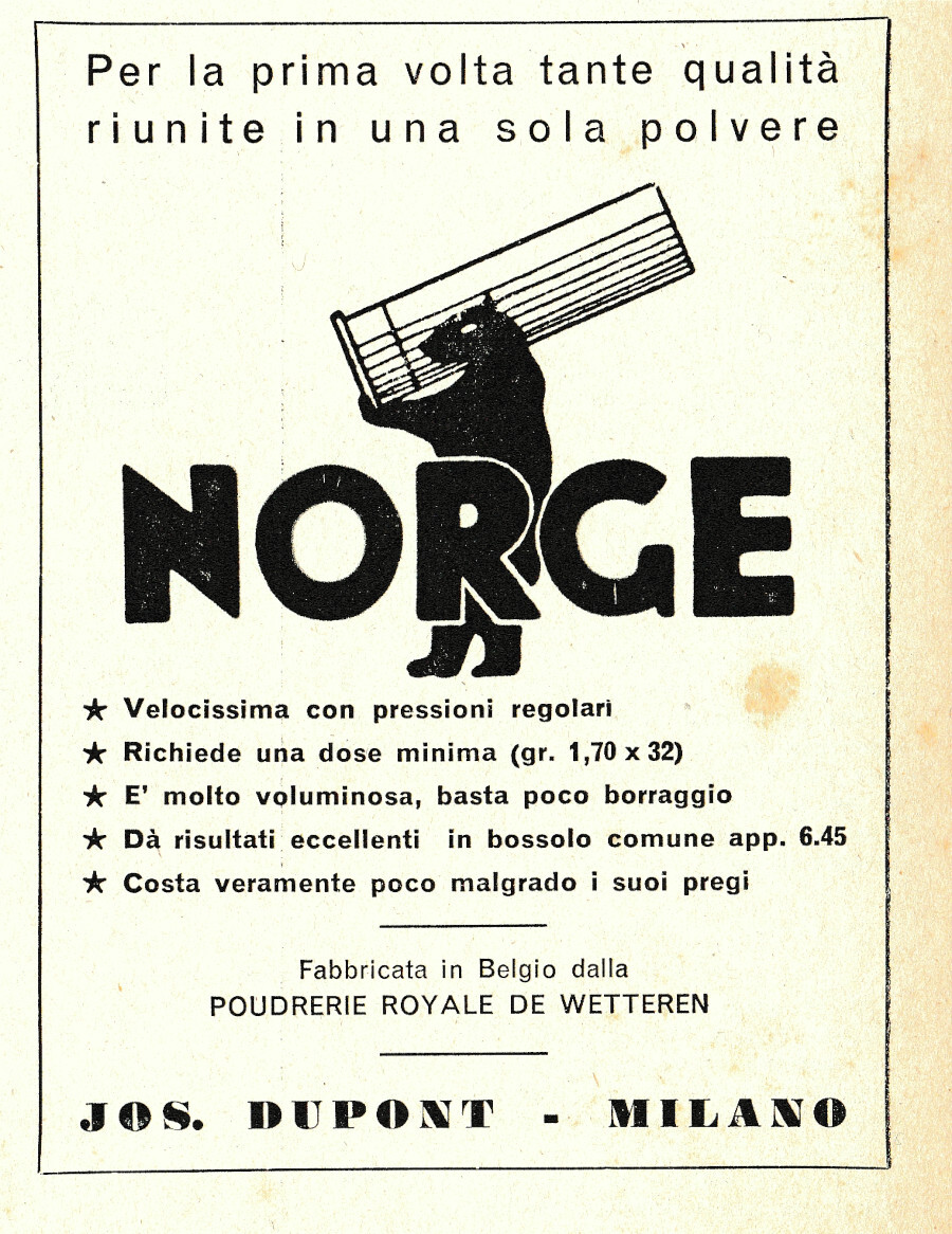 Cartucce Norge. Advertising 1961