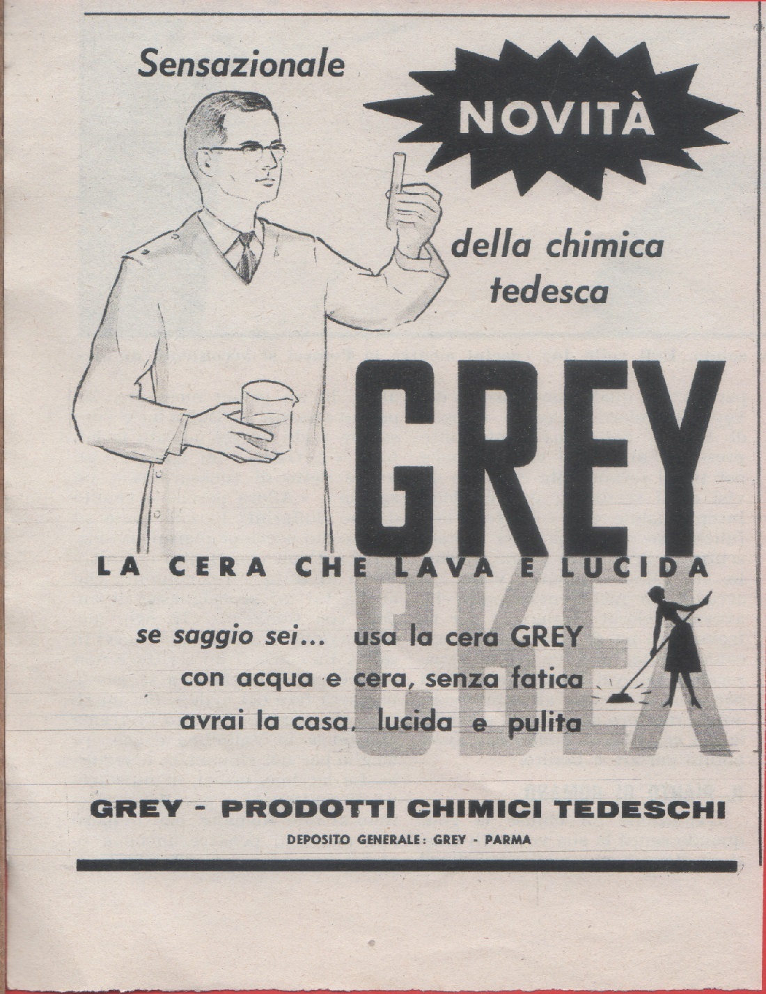 Cera Grey. Advertising 1947