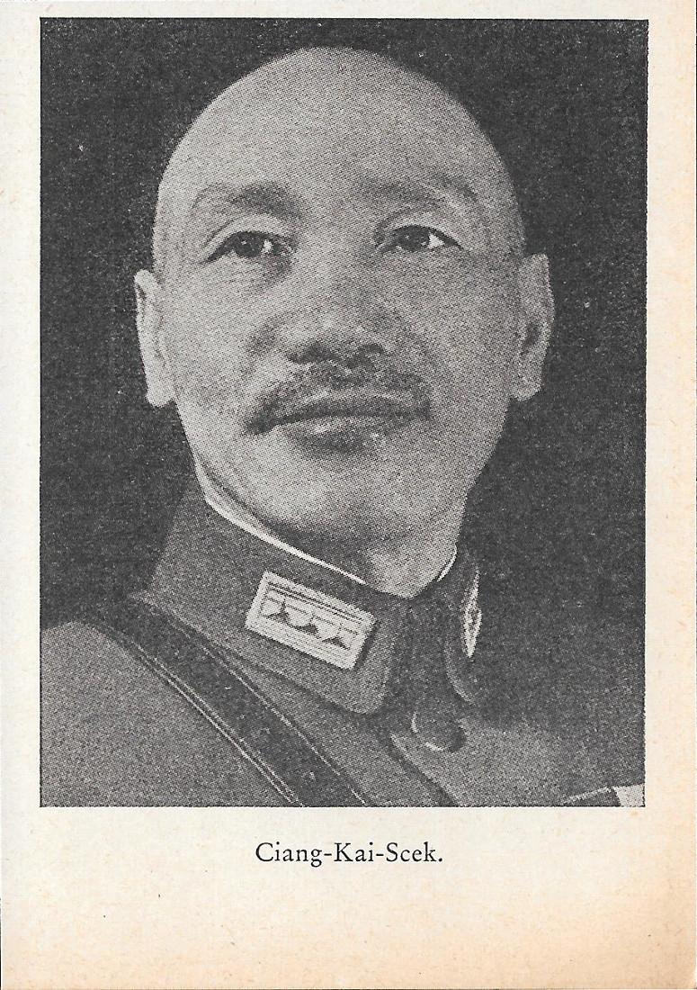 Ciang-Kai-Scek. Stampa 1934