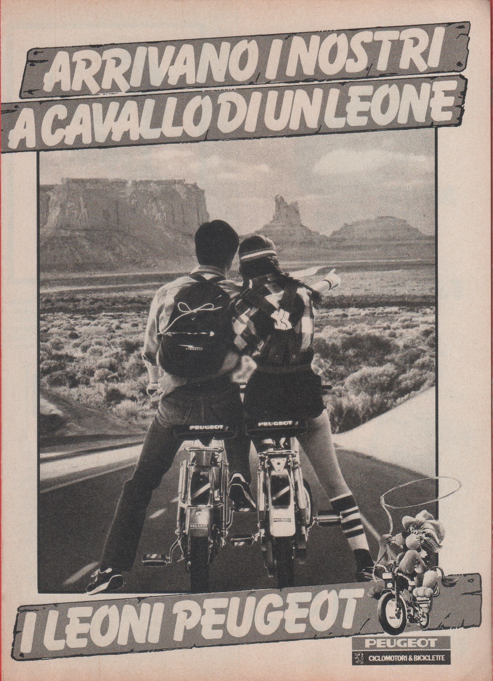Ciclomotori Peugeot. Advertising 1981