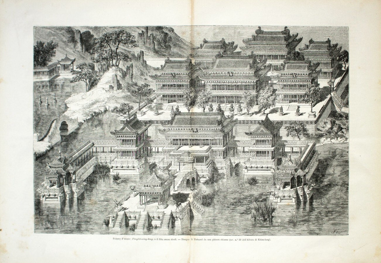 Cina. Palazzo d'estate: Fang-hu-scing-hing o il Sito senza rivali. Stampa …