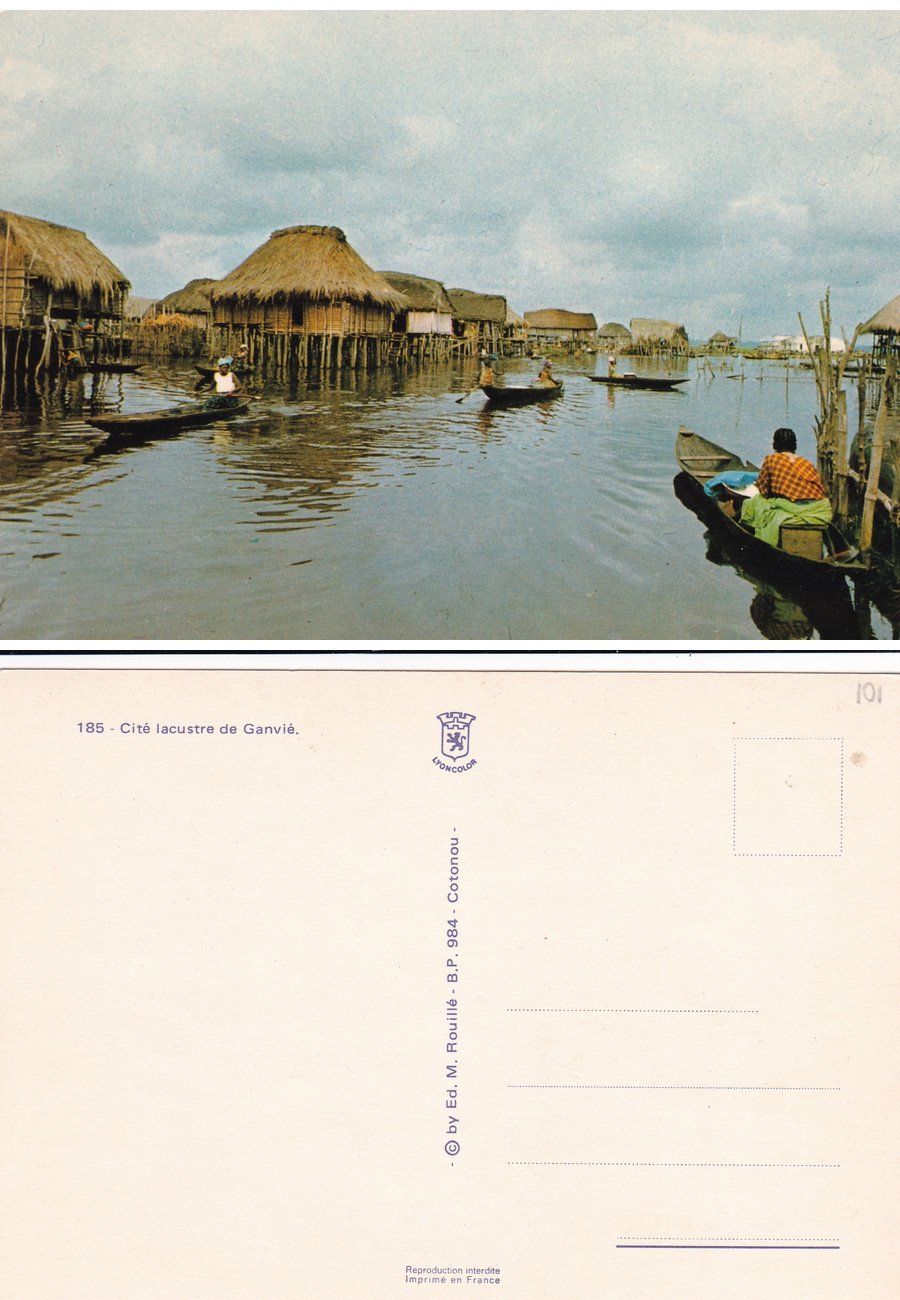 Cité lacustre de Ganvié (Benin). Non viaggiata