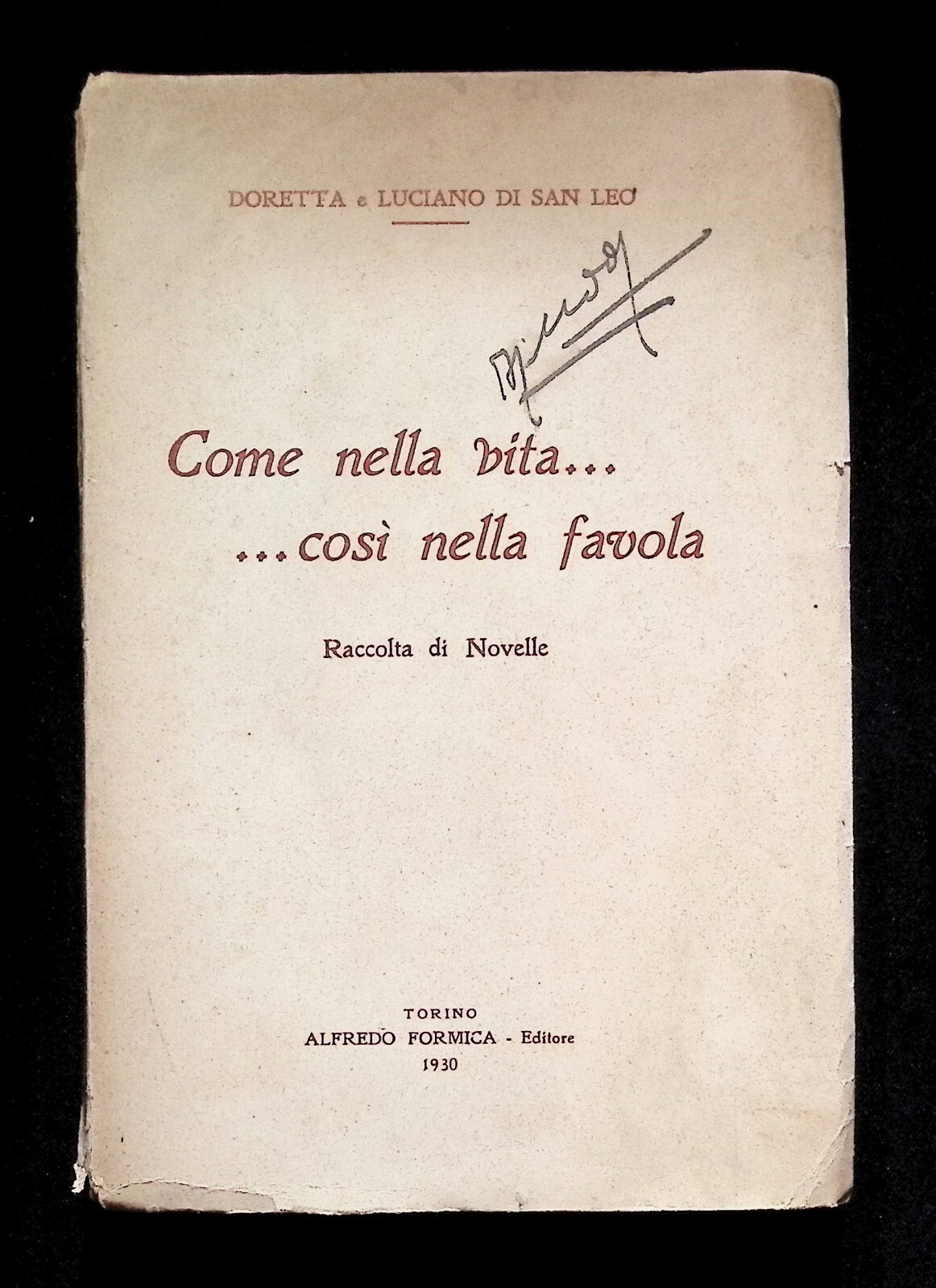 Come Nella Vita Così Nella Favola Raccolta di Novelle