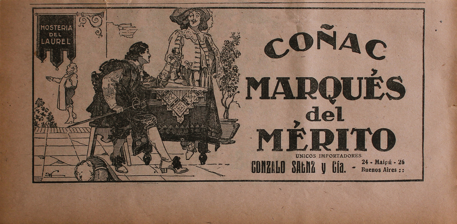 Conac Marques del Merito - Advertising 1922