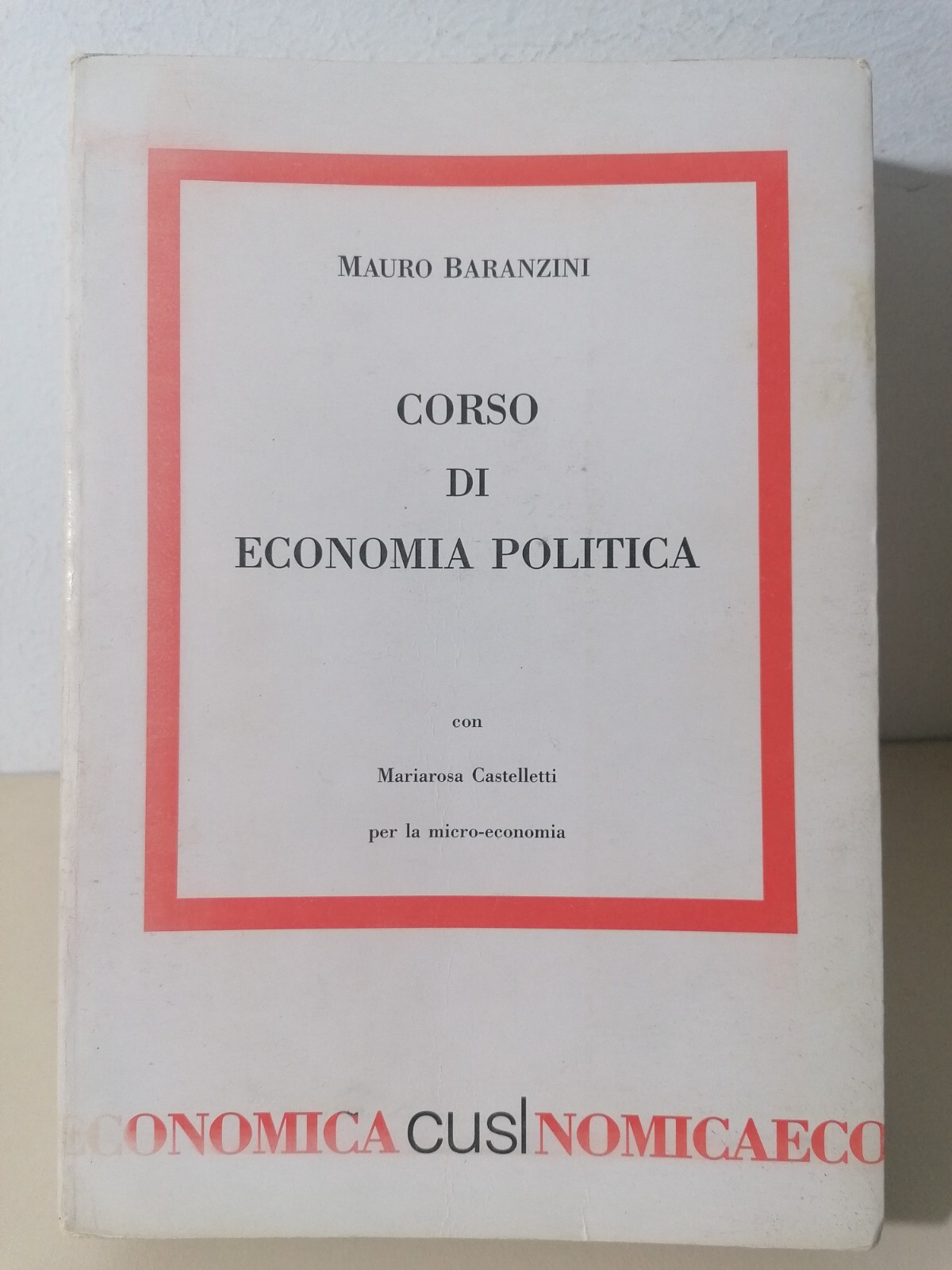 Corso Di Economia Politica