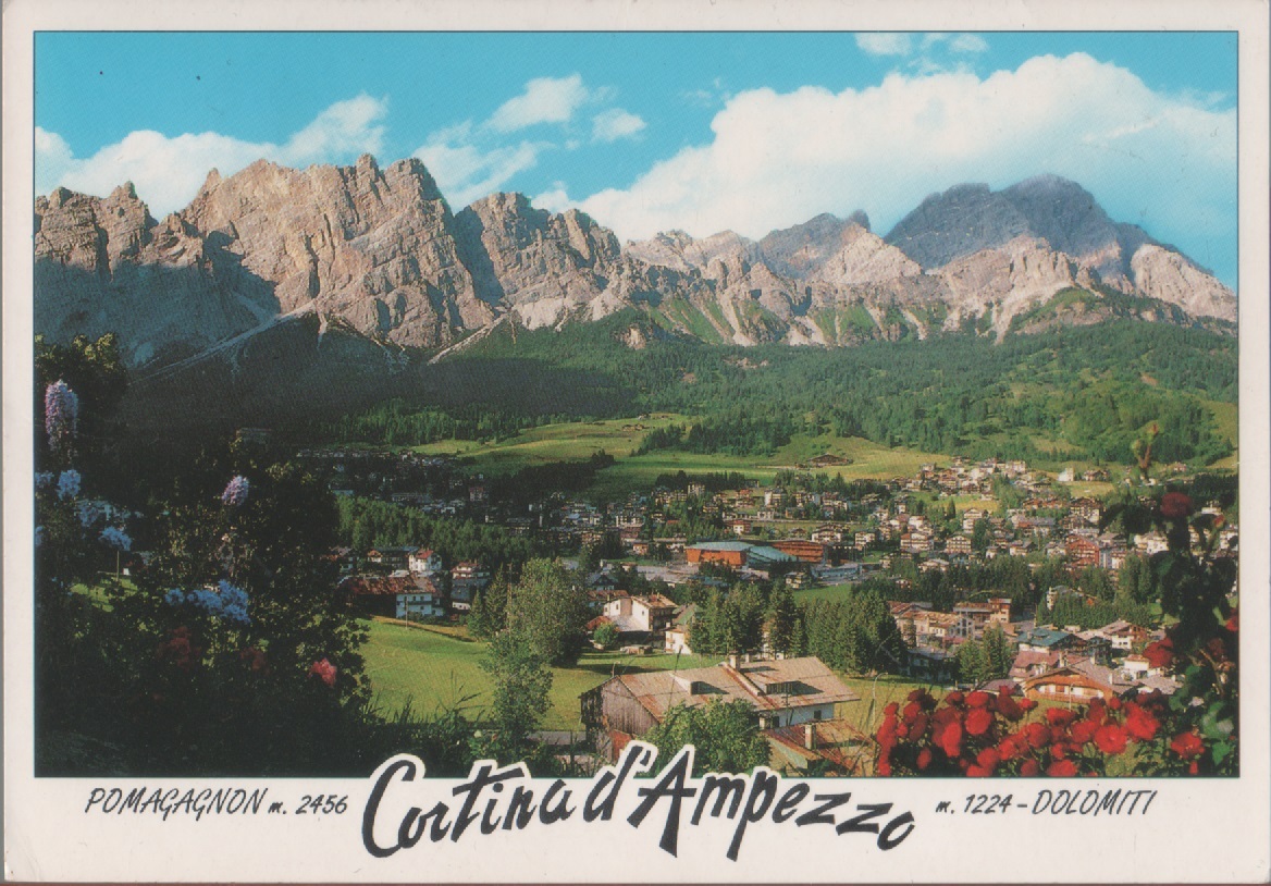 Cortina d'Ampezzo. Pomagagnon. Viaggiata
