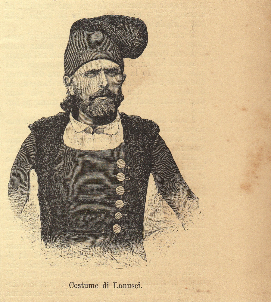 Costume di Lanusei. Immagine 1889
