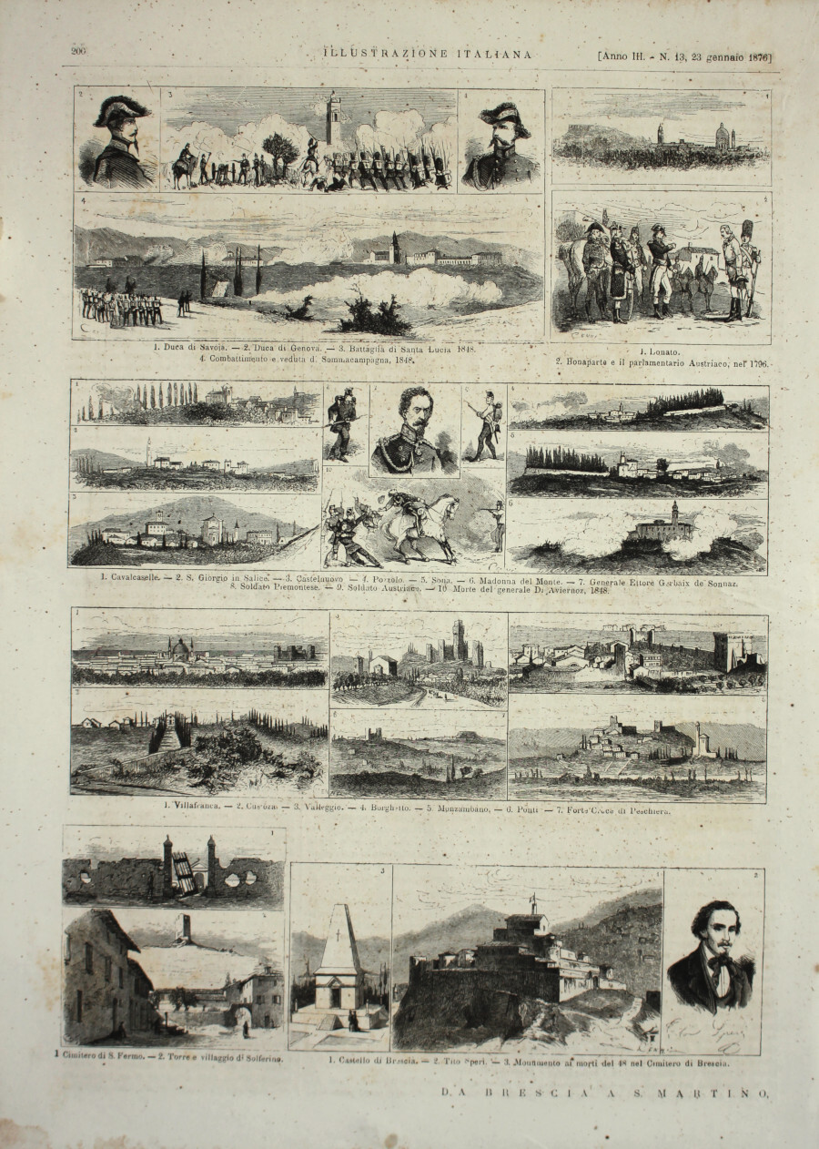Da Brescia a S. Martino. Stampa 1876