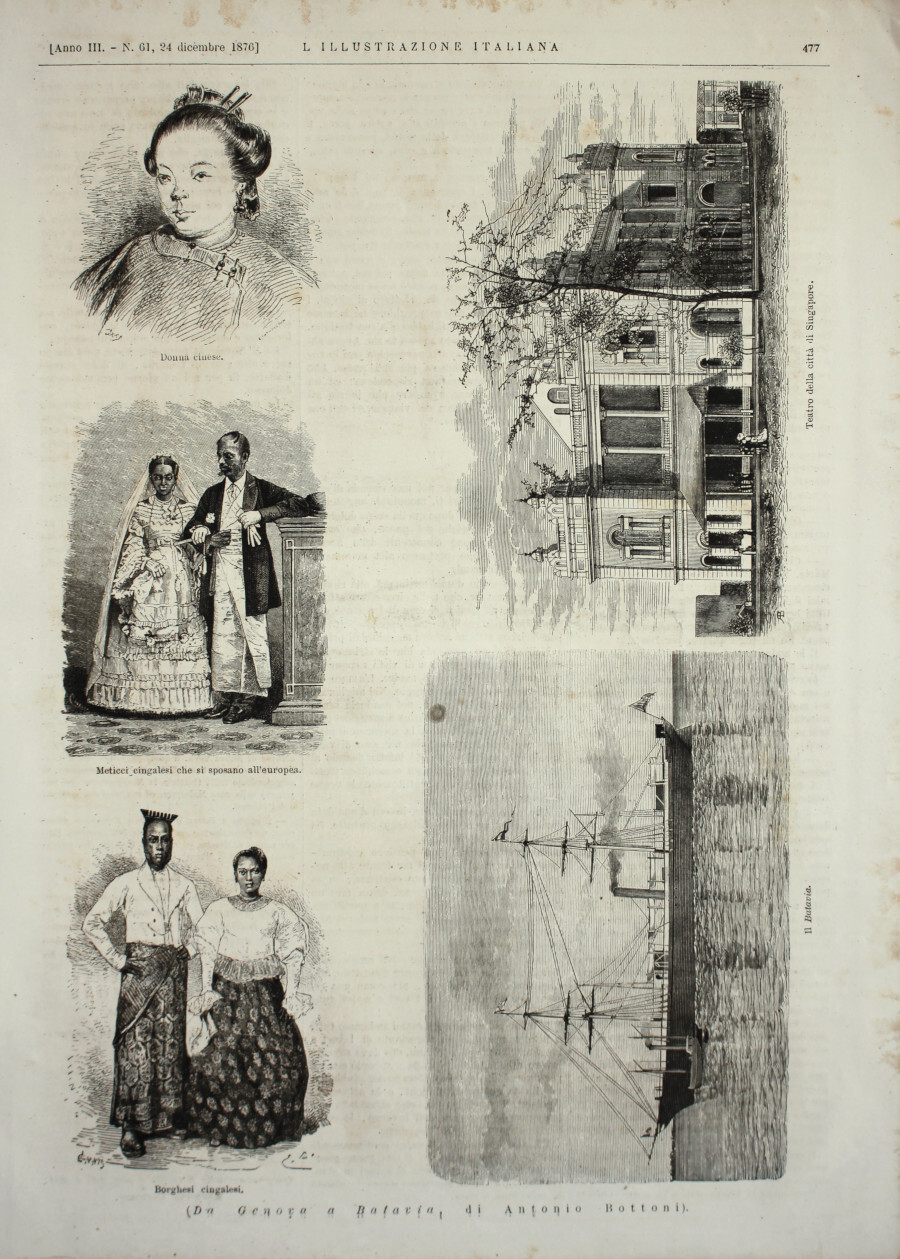 Da Genova a Batavia. Stampa 1876