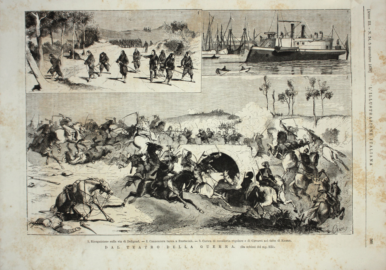 Dal teatro della guerra d'Oriente. Stampa 1876