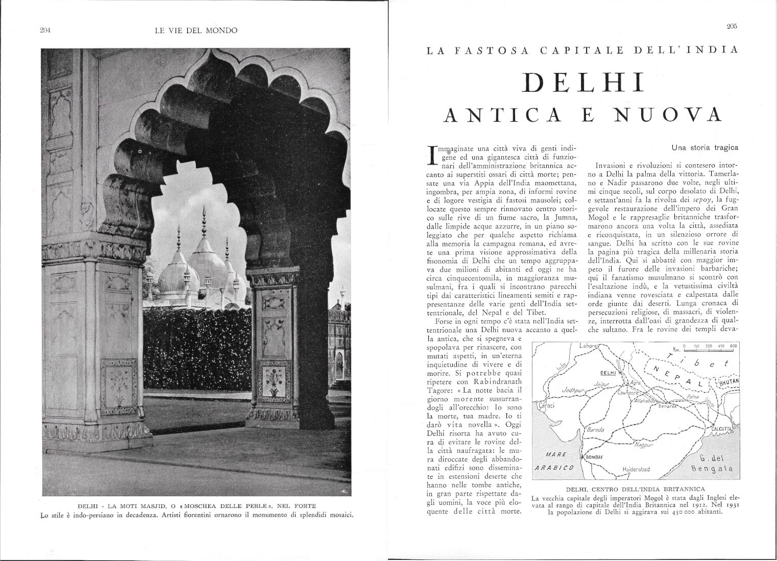 Delhi nuova e antica - Estratto 1939