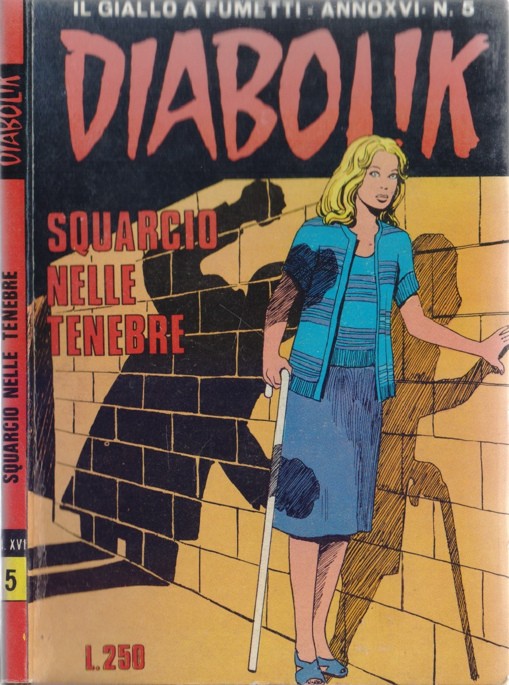 Diabolik Squarcio nelle tenebre - Anno XVI Nr. 5